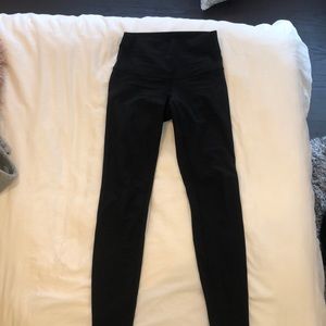black lululemon leggings
